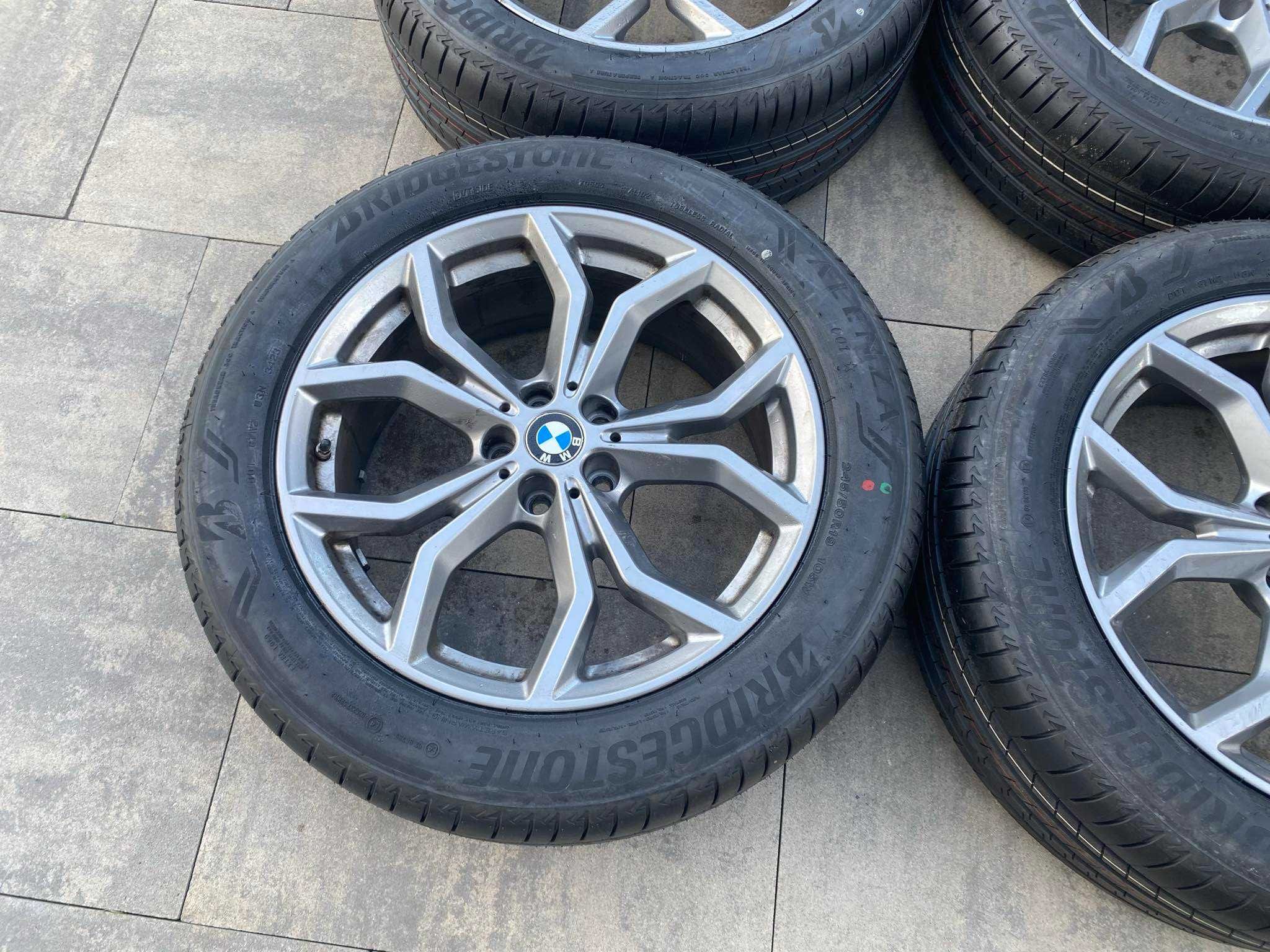 Oryginalne koła 19 cali BMW X4 G02 X3 G01 245/50 R19 NOWE opony letnie