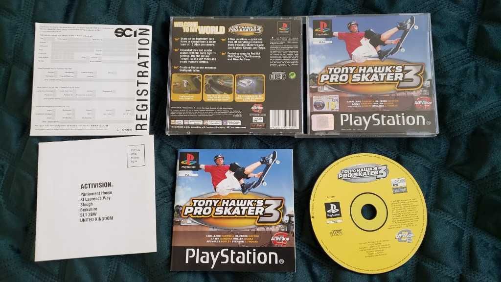 TONY HAWK'S PRO SKATER 3 psx ps1 PlayStation ang