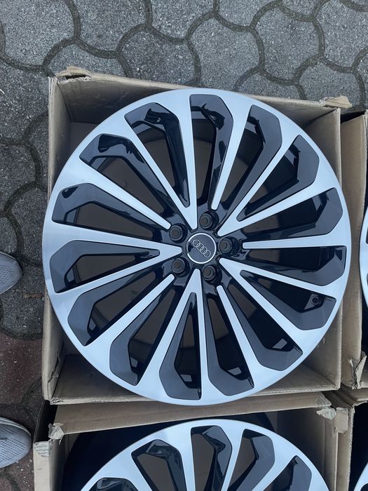 Felgi Audi E-Tron 21 cali q7 q8 5x112 oryginał idealne a8 a7 rs6