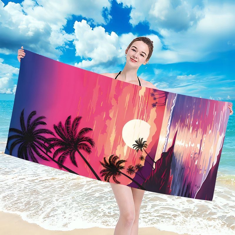 Ręcznik plażowy Szybkoschnący mikrofibra 70x140 kąpielowy Holiday duży