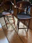 Dwa hokery Thonet