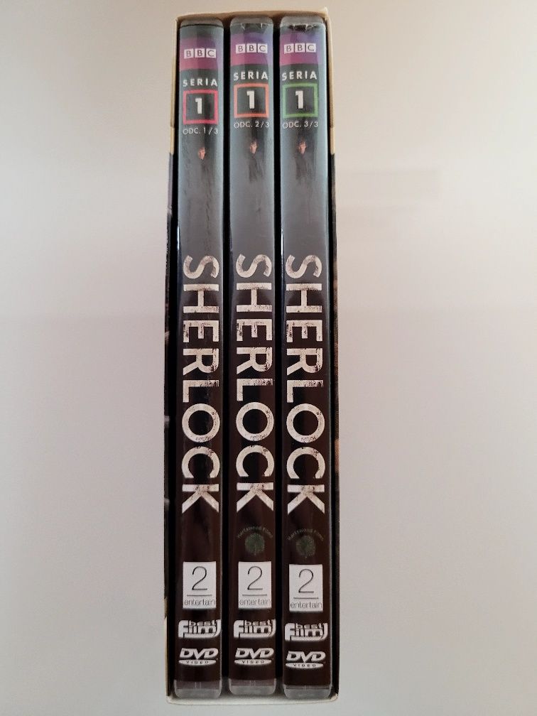 Sherlock DVD serial seria 1 odcinki 1-3