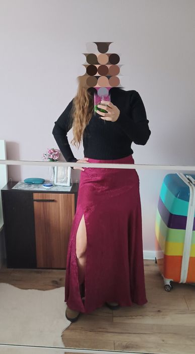 Spódnica maxi Sinsay satyna