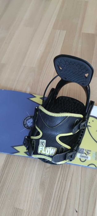 Deska snowboardowa snowboard dla dziecka Salomon 110 cm wiązania Flow