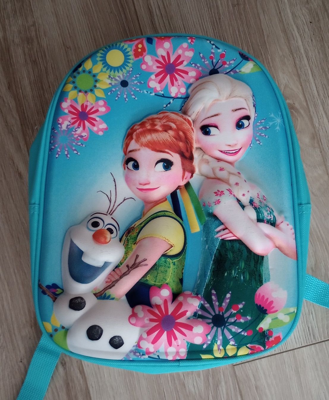Plecak Elsa Frozen Kraina Lodu 3D do przedszkola