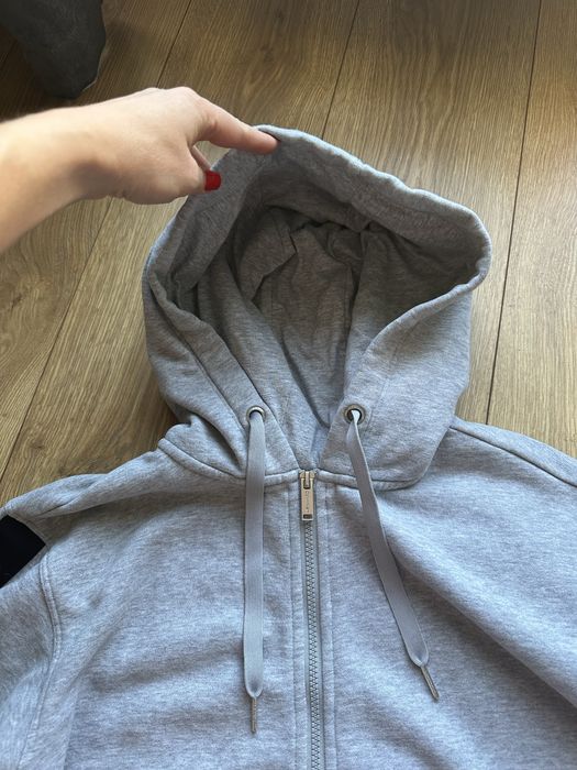 Жіноче зіп худі на замку сіре кофта calvin klein xs s оригінал хс с