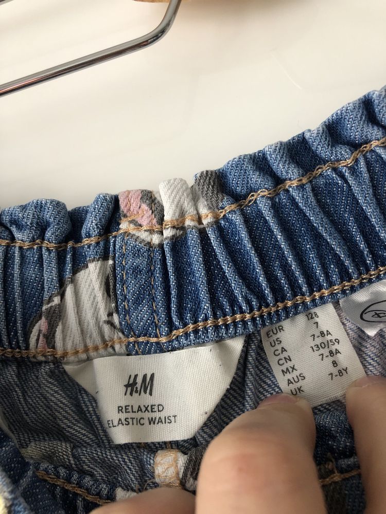 Spodnie jeans H&M 128