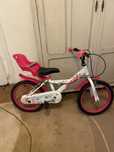 Bicicleta infantil roda 16",ideal para crianças 5-7anos,107-125cm alt