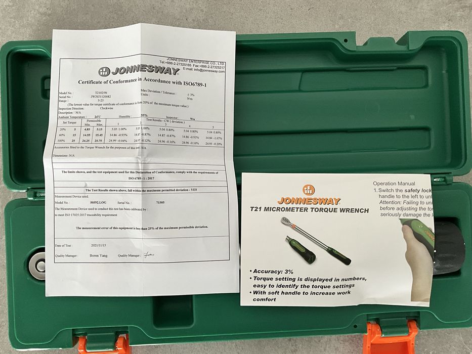 Chave dinamometrica jonnesway