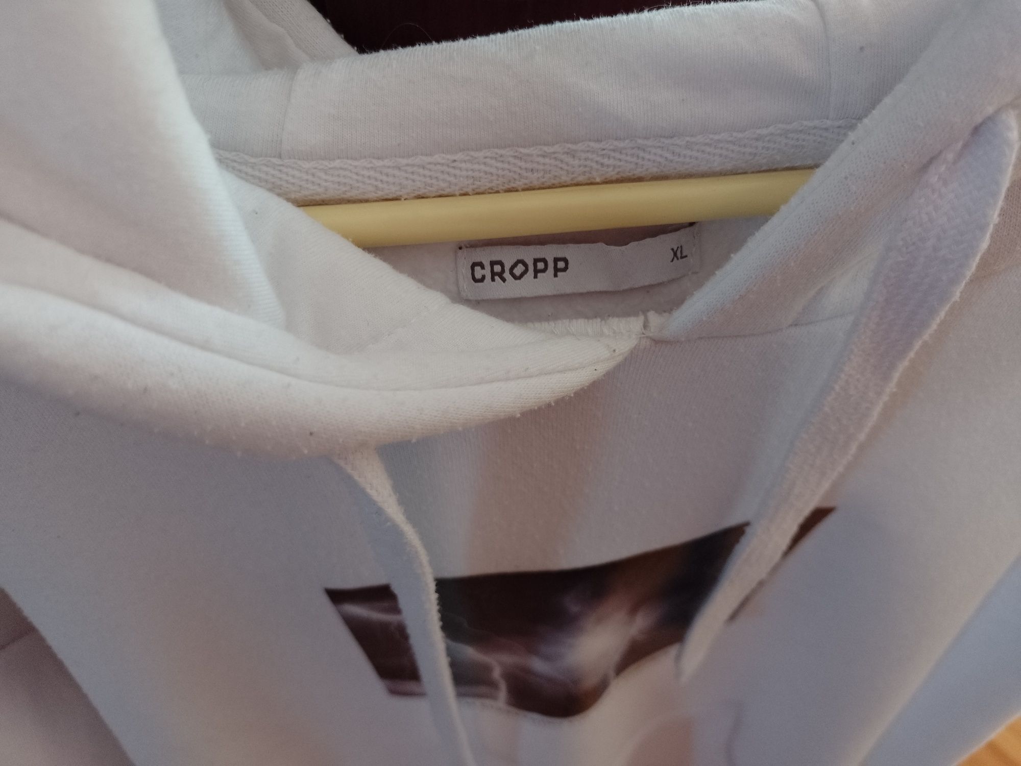 Bluza Cropp damska xl, bdb stan śnieżnobiała