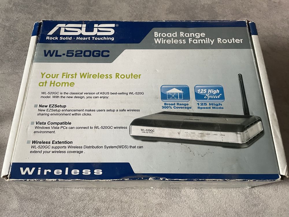 Wifi router роутер Asus wl 520gc
