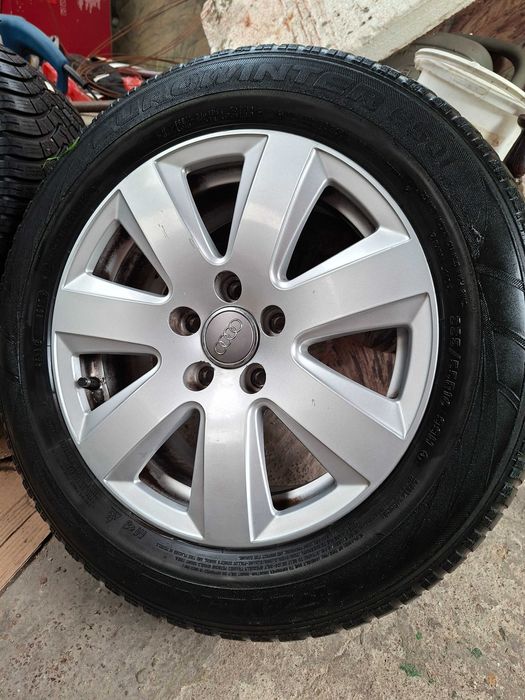 Felgi audi 5x112 opony zimowe 225/55/r16