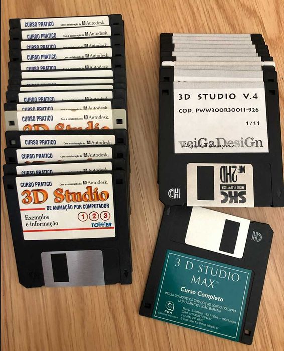 Disquetes PC - 3D Studio