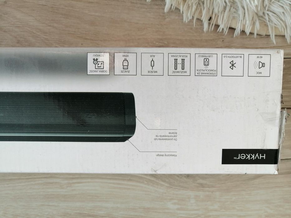 Soundbar 2w1 sterowanie z pilota bluetooth 5.0