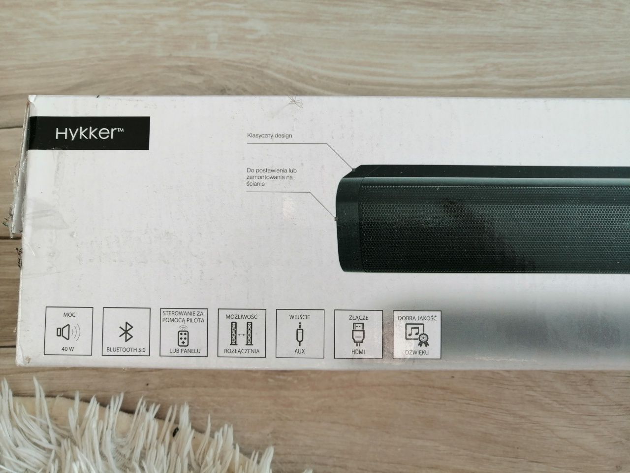 Soundbar 2w1 sterowanie z pilota bluetooth 5.0