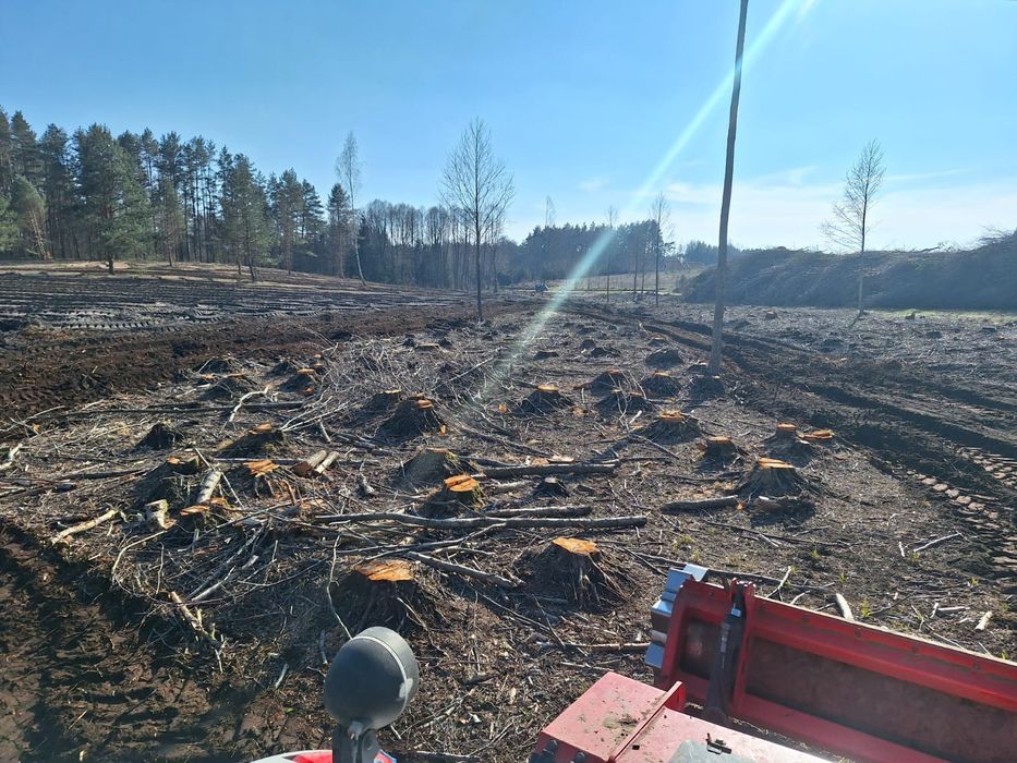 MulczerLesnyWgłębnyWycinkaDrzewSamosiewówPraceZiemneUsługiKoparką