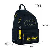 Рюкзак шкільний Kite teens DC Comics Batman DC24-2575M LED