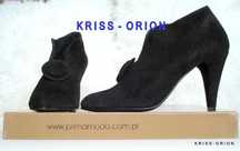 Prima Moda Włoskie Eleganckie Buty Damskie - skóra - czarne - roz.38