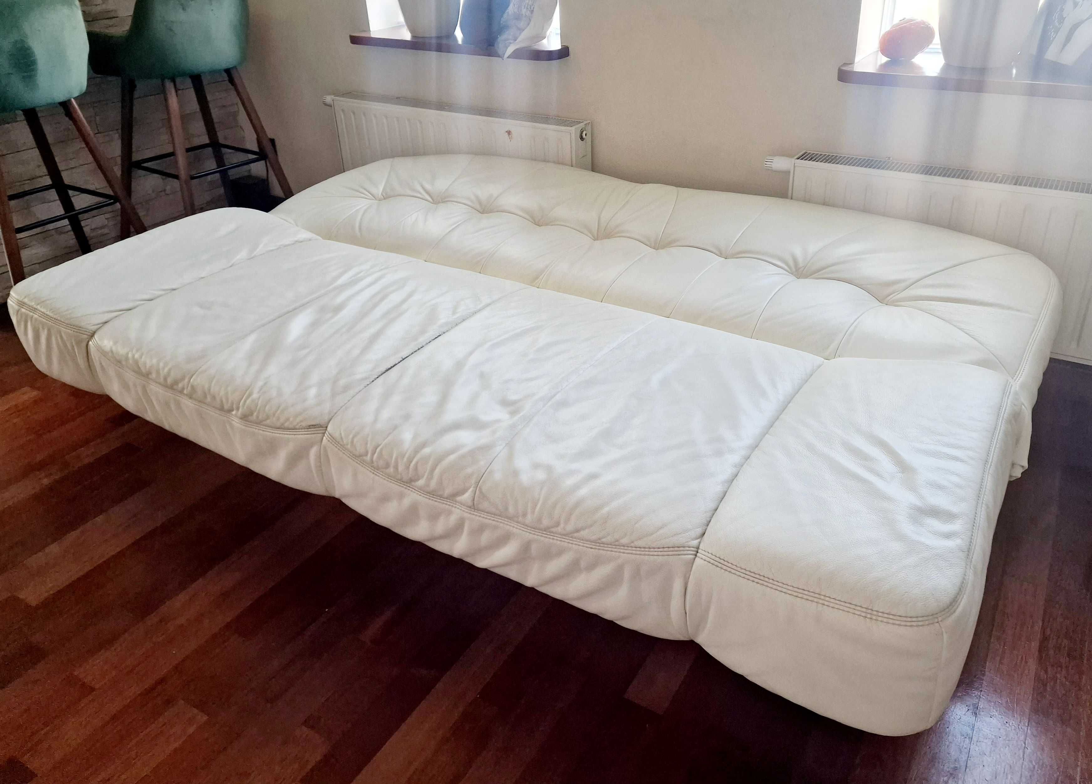 Sofa włska_skóra 198x90x91cm rozkładana