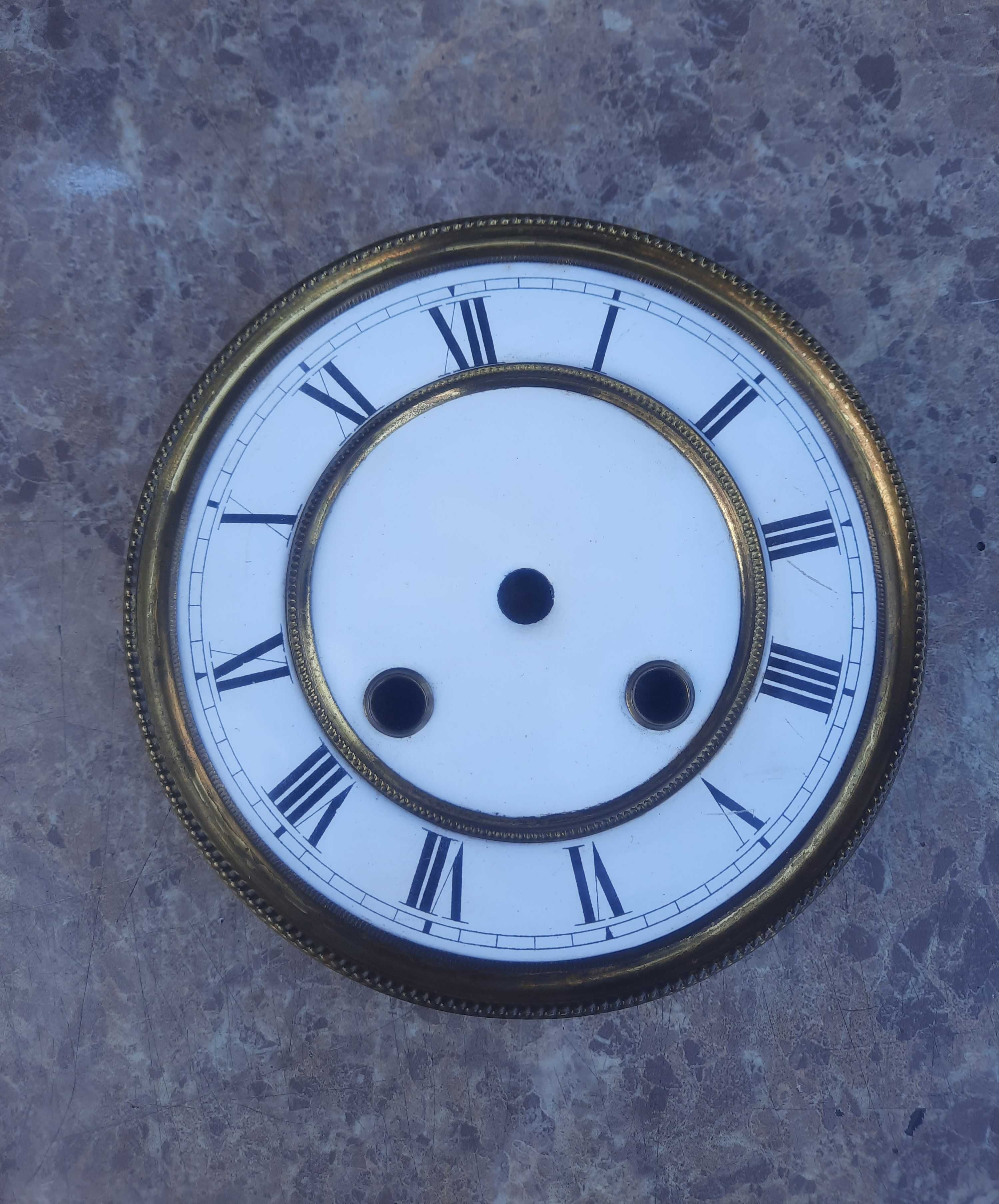439 Tarcza starego zegara ściennego Schlenker 14,5cm 48/30