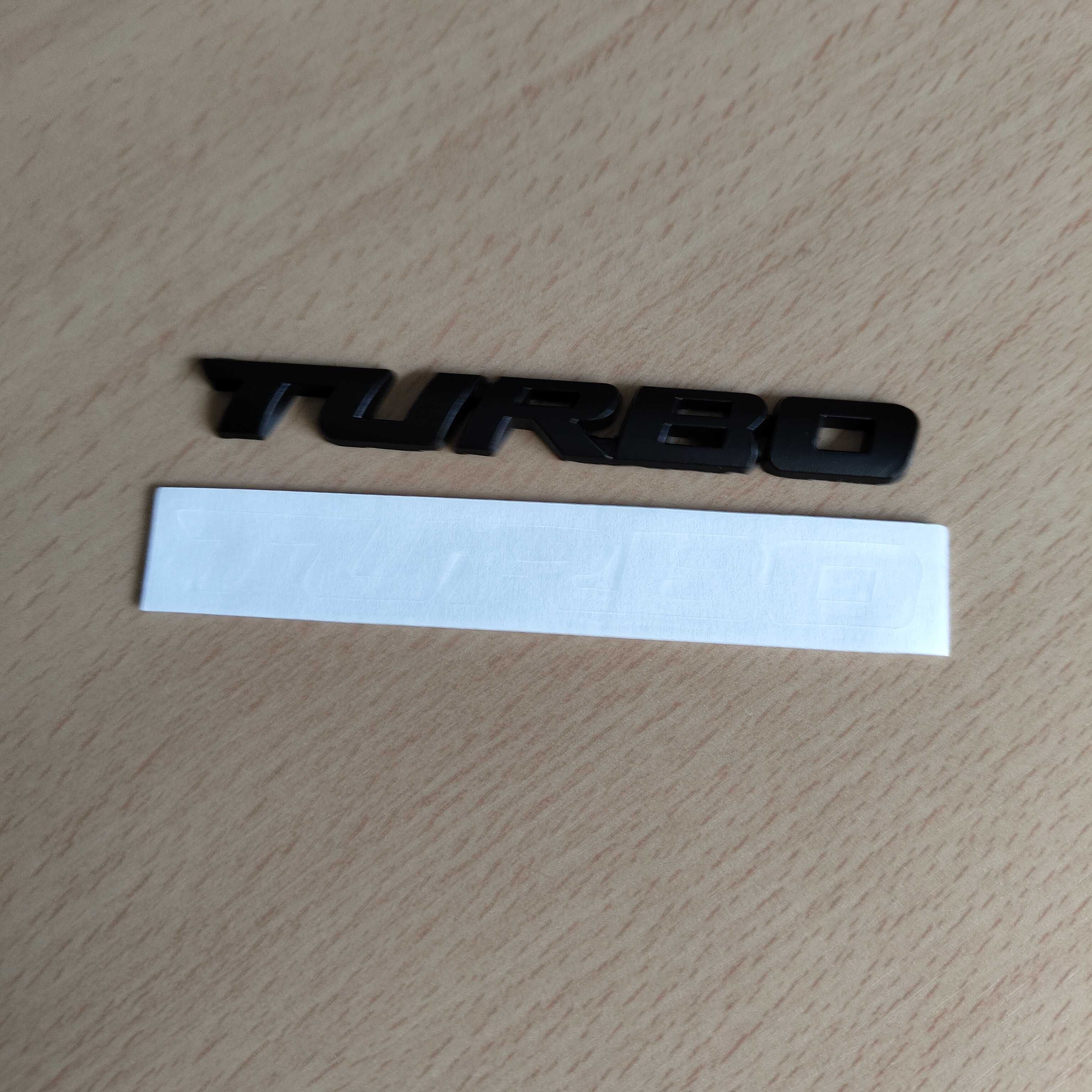 Adesivo Autocolante Carro TURBO em liga de metal