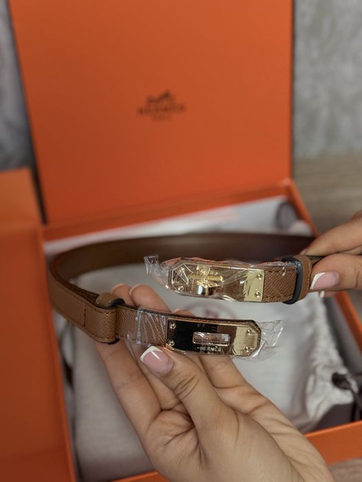 Ремень коричневий Hermes