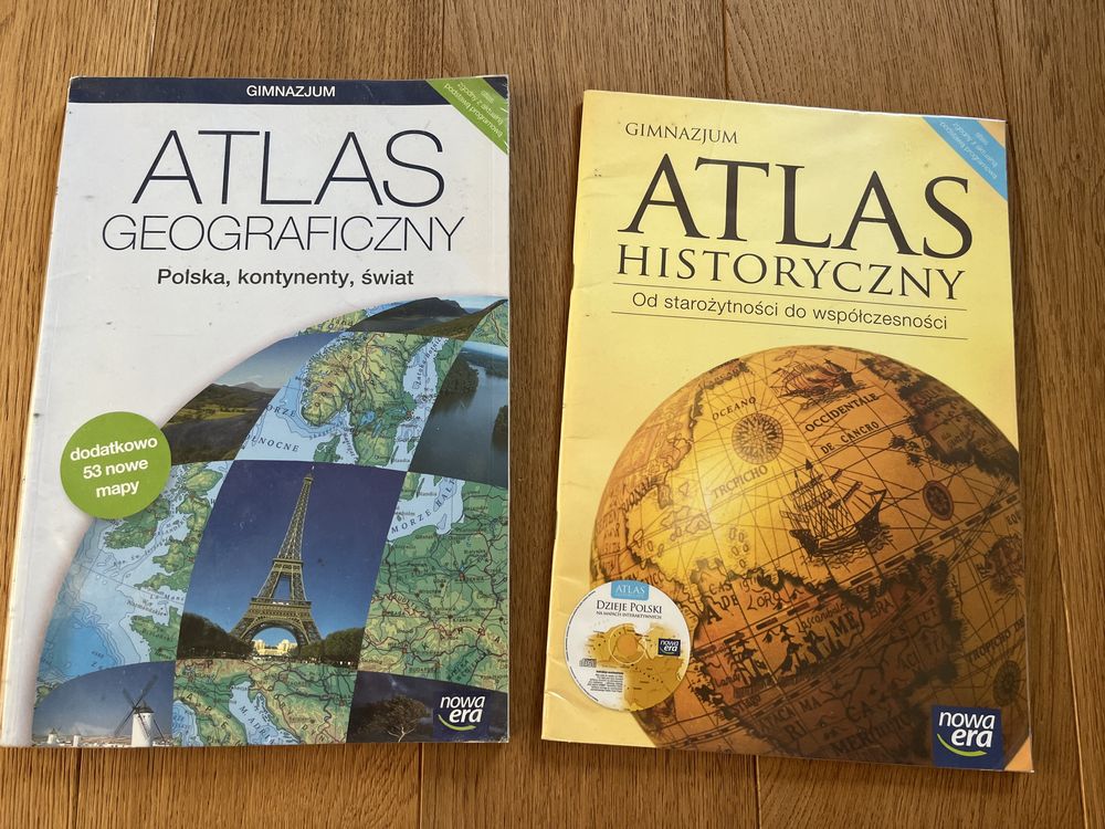 Atlas geograficzny i historyczny Nowa Era do liceum technikum