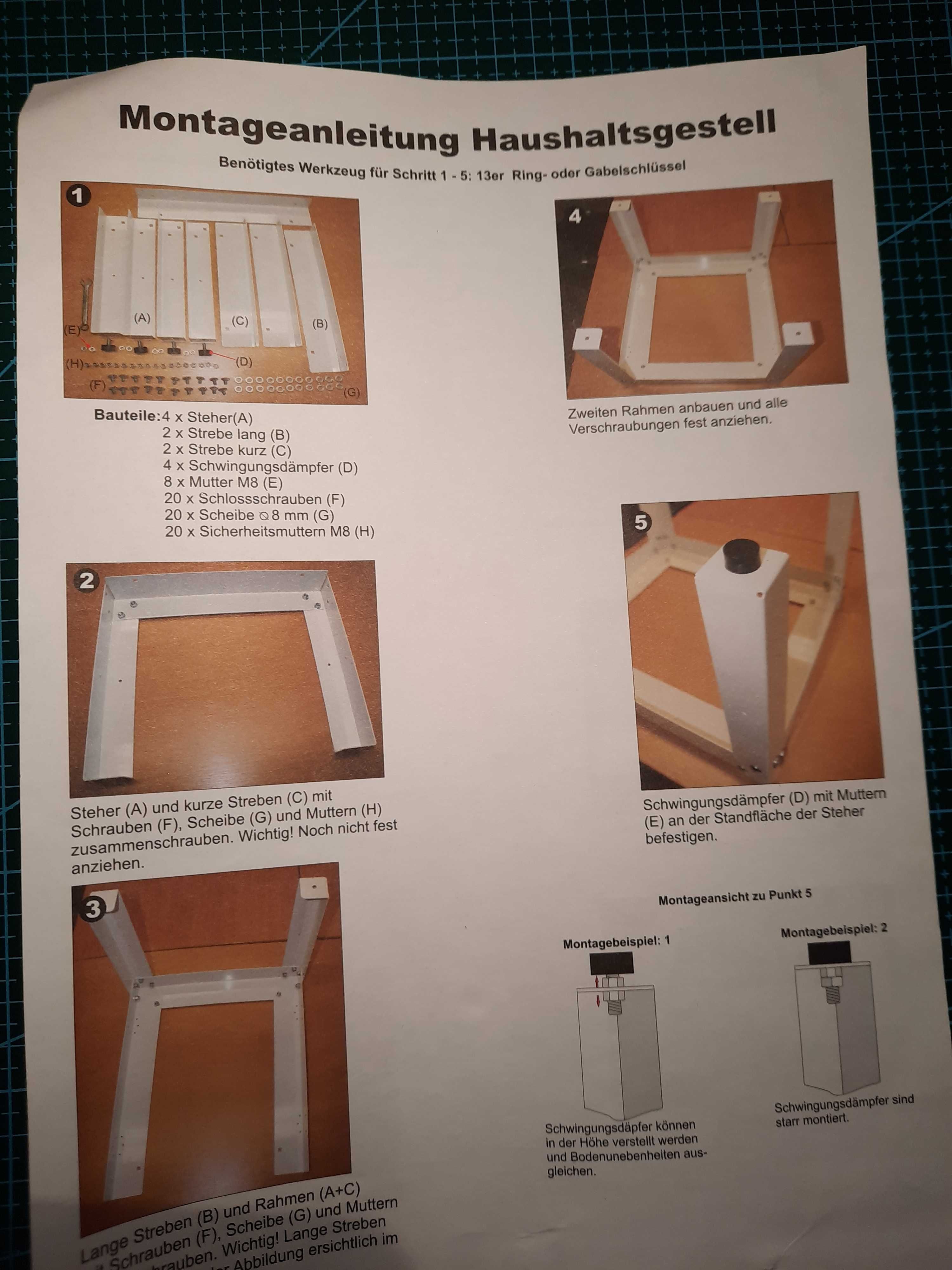 Plataforma de suporte para elevar máquina da roupa