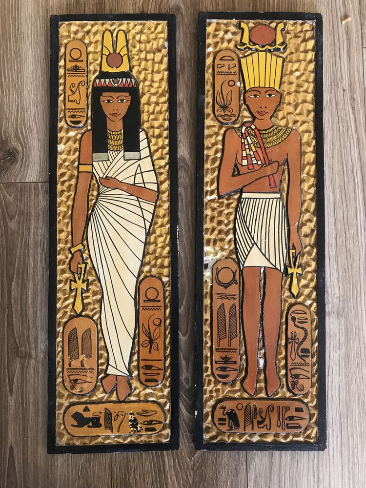 Gipsowe obrazy - Egipt, faraon, pamiątka