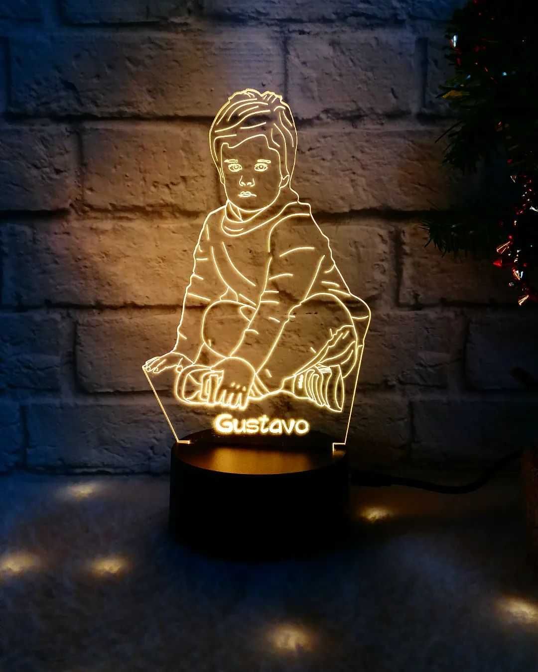 Acrílico Led caricatura (luminárias)