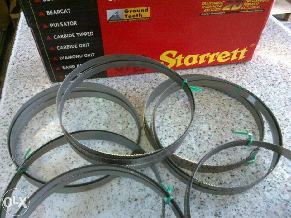 Serras de cinta Starret bimetal para serrote fixo