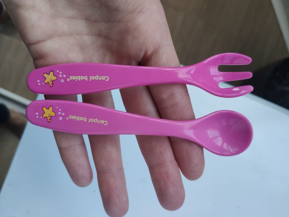 Ложка,вилка Canpol babies 12 міс +,ложечка,вилочка
