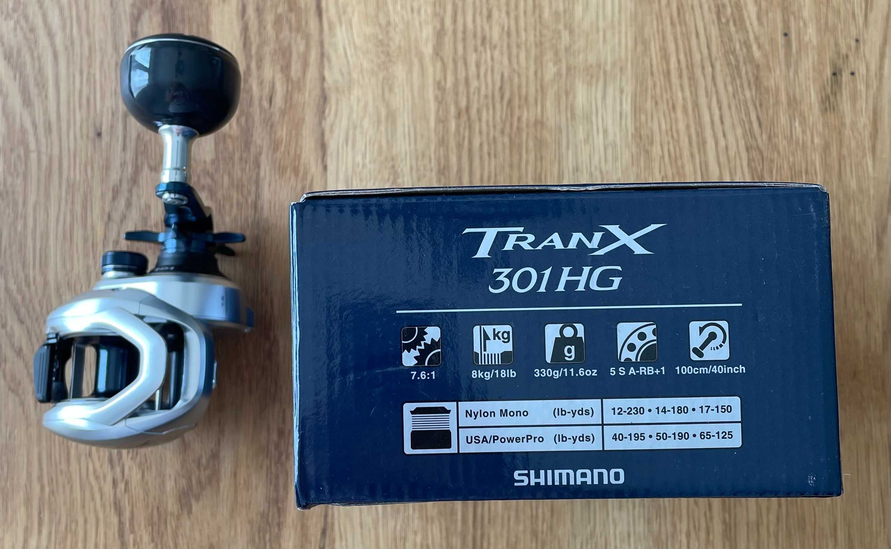 Multiplikator Kołowrotek Shimano Tranx 301 HG, 1 sztuka