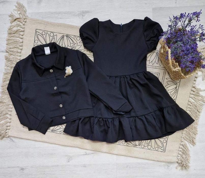 Продам костюм, плаття з піджачком 128р.