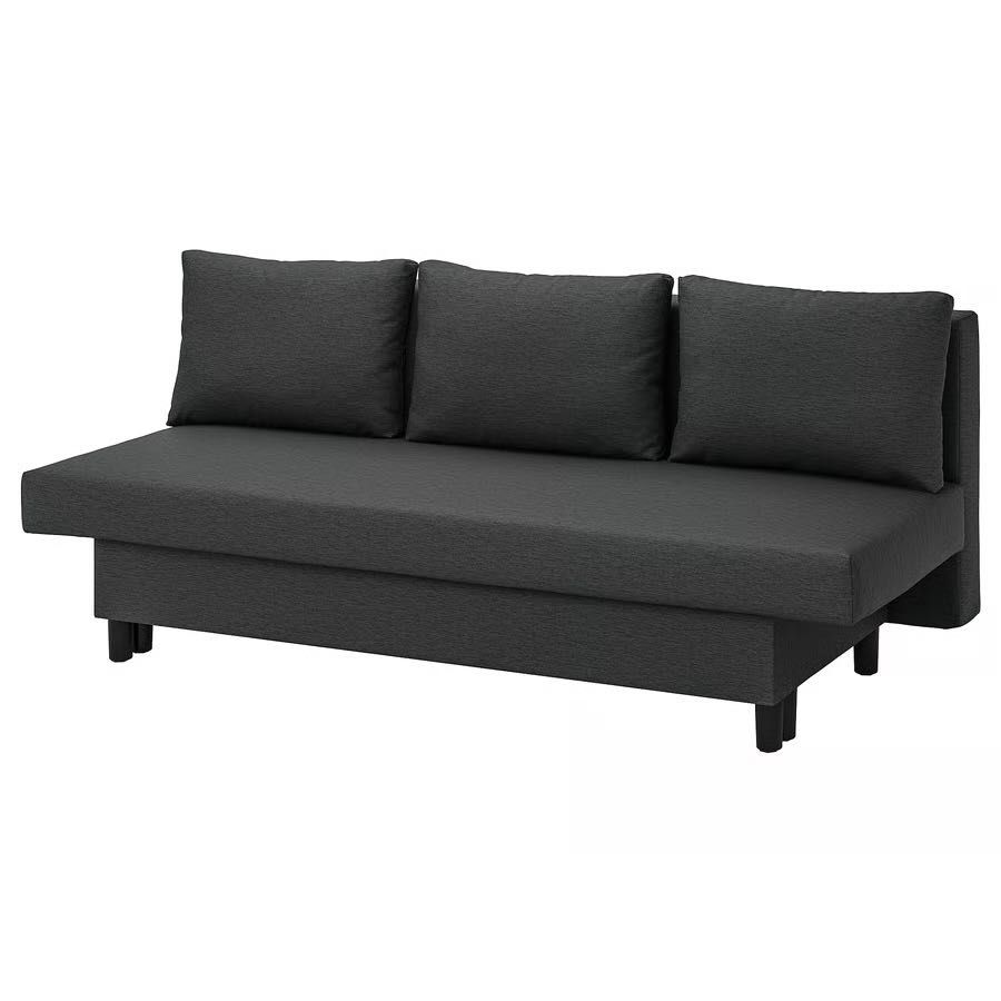ÄLVDALEN (IKEA)
Sofá-cama, Knisa - Cinzento Escuro, como novo