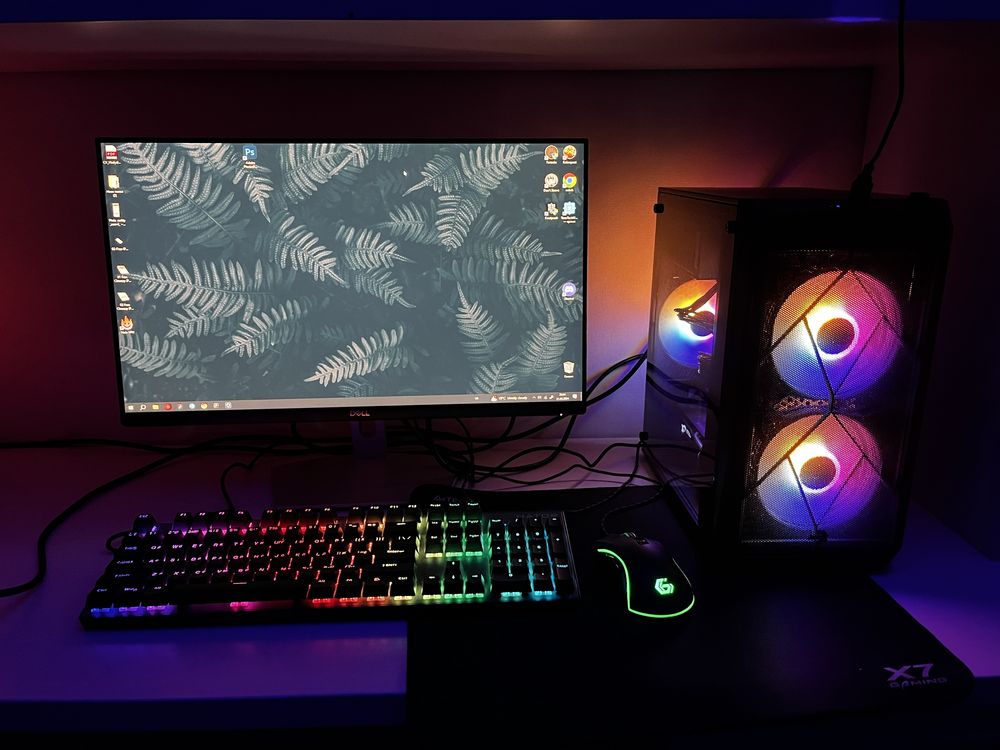 ПК (SSD 500gb, GPU 32gb, GTX 1050ti) + монітор Dell + мех. клав