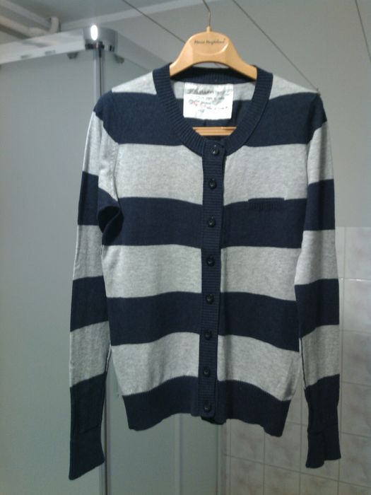 Tunika-bezrękawnik H&M + sweterek rozpinany By Cubus