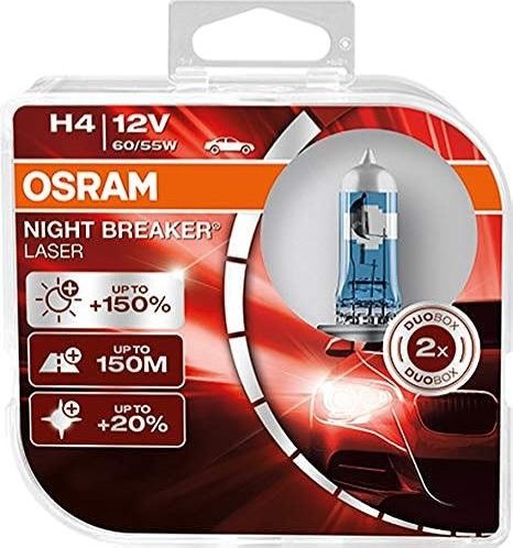 Лампы OSRAM Night Breaker LASER NEXT GEN+150% H4 . Н1 .Н3. HB4 H11 Н7.