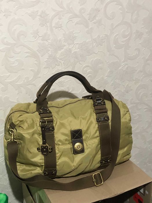 Сумка велика Kipling  з мавпою зелена