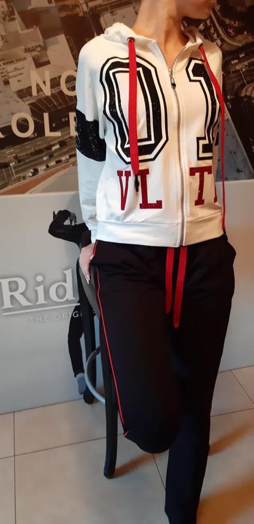 Dres Valentino M/L czarno biały nowy metka