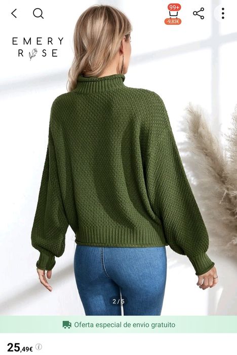 Camisola verde - Nova
