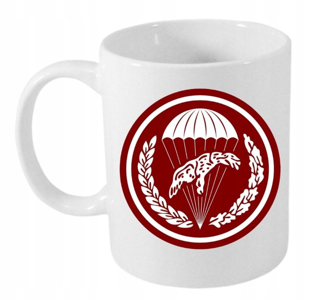 Kubek porcelanowy biały, DESANT, 6 Brygada
