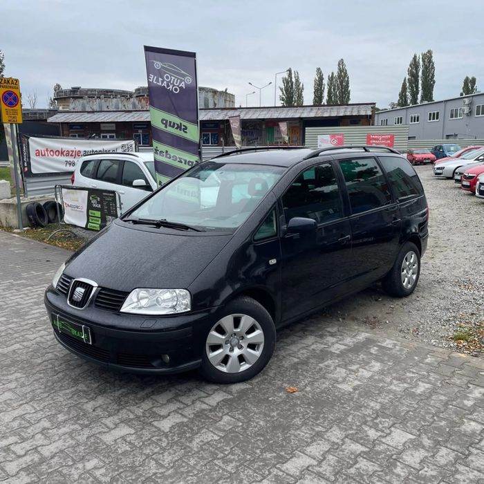 Seat Alhambra 1.9d// 130 KM//  hak// 7 osobowy// opłaty// 6 biegów//