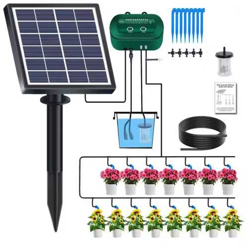 System nawadniania kropelkowego na energię słoneczną bateria 2200 mAh