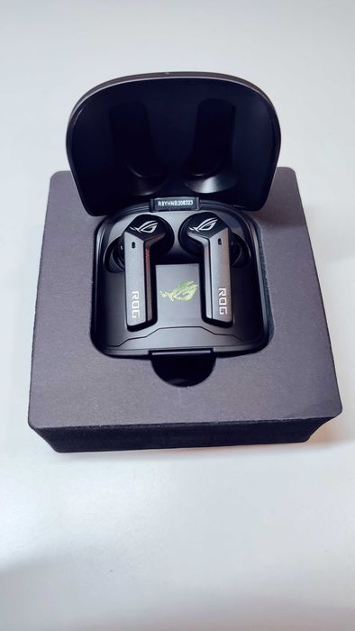 Asus ROG Cetra True Wireless czarne słuchawki gamingowe dokanałowe