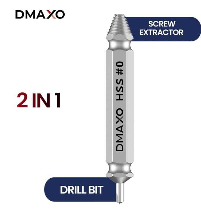 Zestaw do wykręcania uszkodzonych śrub DMAXO