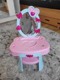 Toaletka dziewczęca mała dama księżniczka lustro lustereczko