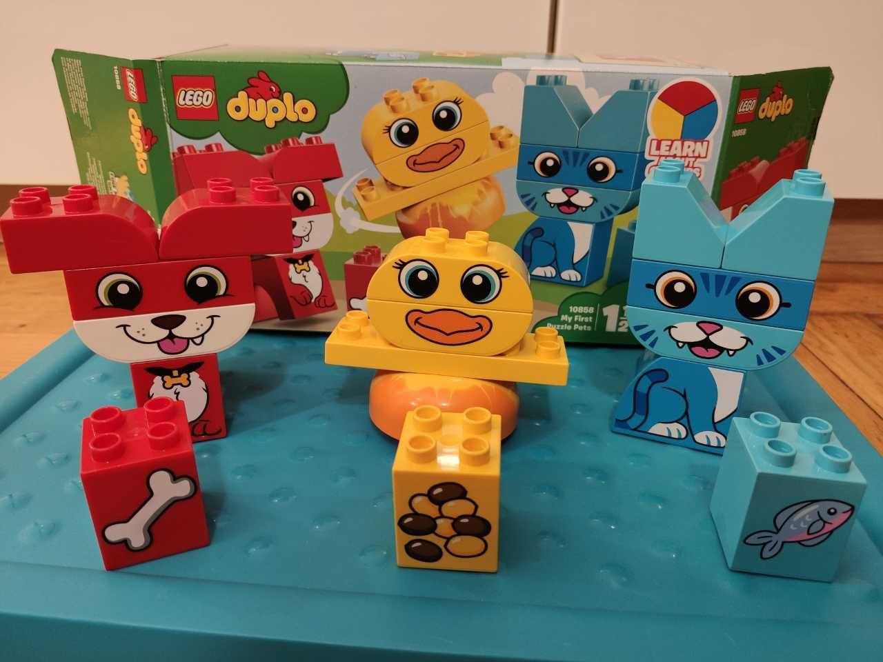 Klocki Lego Duplo moje pierwsze zwierzątka zwierzęta głowy  10858