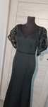 Elegancka czarna suknia maxi