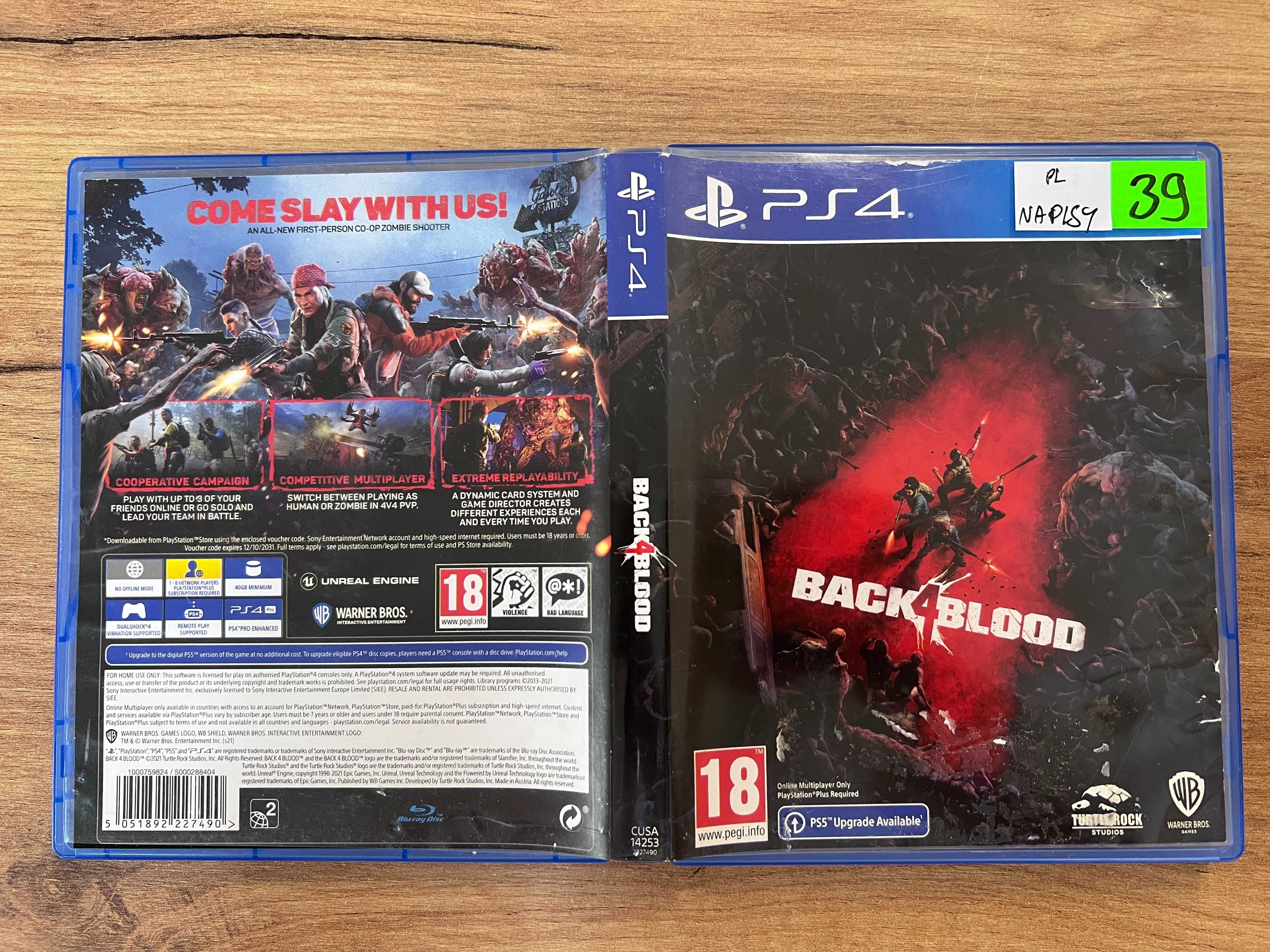 Back 4 Blood PS4 | Sprzedaż | Skup | Wymiana |